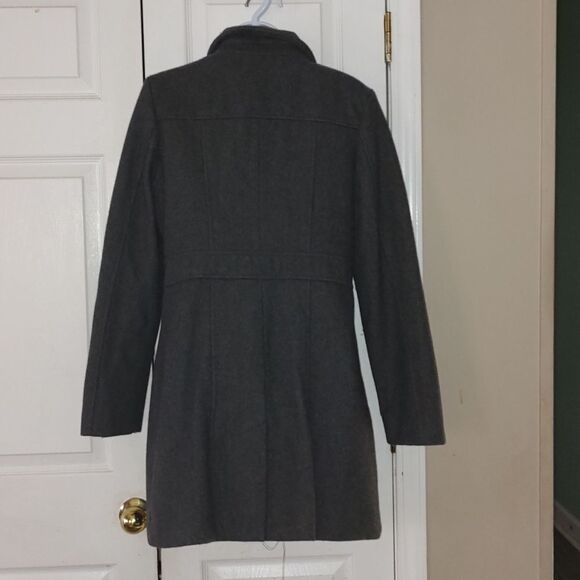 Merona  gray wool blend coat  Sz M - Picture 4 of 6